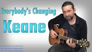 Keane - Everybodys Changing guitar