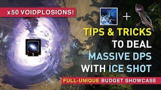 Tips & Tricks to deal MASSIVE DPS with Ice Shot ft. Hydro & Voidshot - 【Simple Build Guide 3.15】