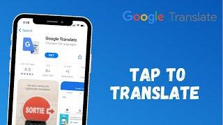 Enable Tap to Translate on Google Translate  2021