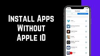 How to Install Apps Without Apple iD  Download Apps On iPhone Without Apple iD & Password 2023