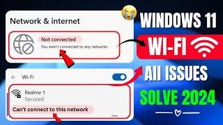 How To Fix Wifi Not Working On Windows 11  Windows 11 Wifi Not Showing  Fix All WiFi Issues