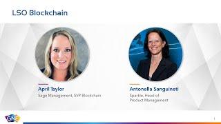 MEF GNE  2 October  LSO Global Summit  LSO Blockchain