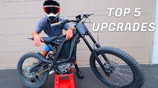 What Every SUR RON X E Bike NEEDS Top 5 Upgrades