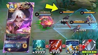 GLOBAL HANABI BEST MULTIPLE TRUE DAMAGE BUILD THAT CAN ONE SHOT ENEMIES‼️  DAMAGE HACK  MUST TRY