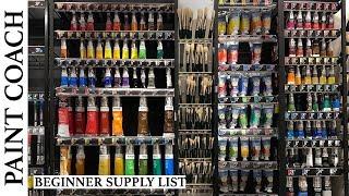 Oil Painting for Beginners  Supply List