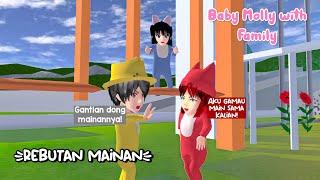 Rebutan Mainan  BABY MOLLY WITH FAMILY  Drama sakura school simulator