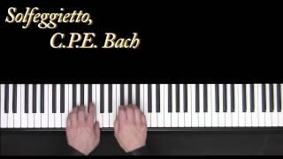 Solfeggietto - C.P.E. Bach - piano - Frederic Bernachon