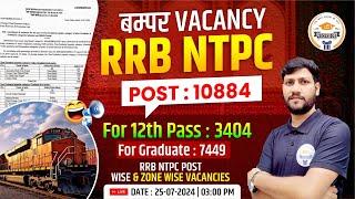 Railway New Vacancy 2024  Railway NTPC New Recruitment 2024  Age Syllabus Qualification Details