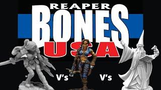 Reaper Bones USA  Comparing Reapers Bone Ranges  Showing You The New USA Range  Miniatures TTRPG
