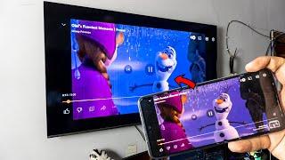 How to Connect Android Phone to Smart TV  Screen Mirroring  Wireless Display