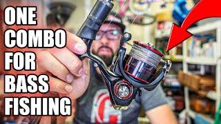 One Spinning Combo for Bass Fishing Beginner Bass Fishing