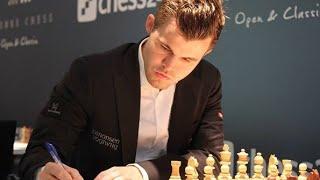 Magnus Carlsen VS Viswanathan anand  Grenke Chess