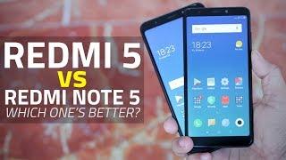 Xiaomi Redmi 5 vs Redmi Note 5  Camera Performance Specs Compared