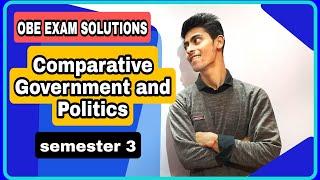 62324306 B.A. Prog Political Science Comparative Government and Politics Sol du obe exam solved