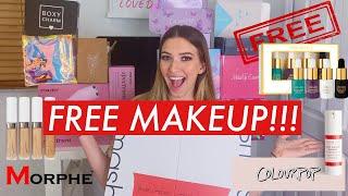 How I get FREE Makeup Unboxing PR Packages  Deborah Ruiz