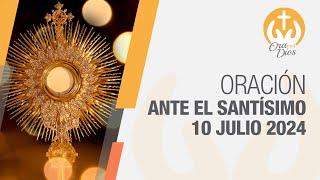 Adoración al Santísimo Jueves 11 Julio de 2024 Padre Mauricio Uribe  Ora Con Dios