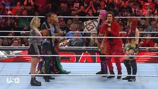 Wwe Raw Bayley IYO SKY Dakota Kai Alexa Bliss Asuka & Bianca Belair brawl  August 8 2022