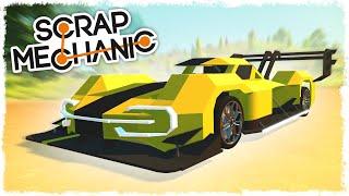 БИТВА СТРОИМ ГОНОЧНУЮ МАШИНУ НА ПОРШНЯХ В SCRAP MECHANIC