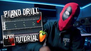 HOW TO MAKE DARK PIANO UK DRILL MELODIES?? fl studio tutorial