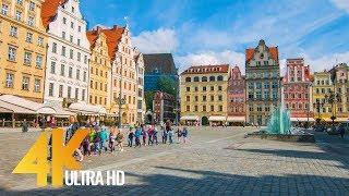 4K Wroclaw Poland - Urban Life Documentary Film  Cities of the World