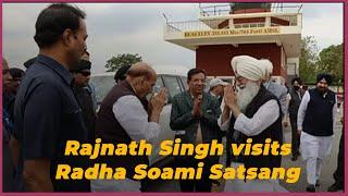 Rajnath Singh visits Radha Soami Satsang in Beas  True Scoop News