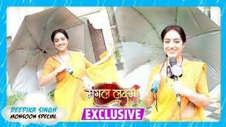 Mangal Lakshmi Deepika Singh FT. Mangal Enjoys Rain Shares Monsoon Special Dance Memories