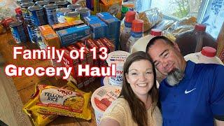 Family of 13 Grocery Haul