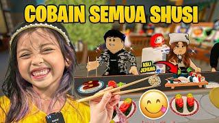 LEIKA MAKAN SEMUA SUSHI DI RESTO JEPANG CONVEYOR SUSHI RESTAURANT ROBLOX ROBLOX INDONESIA