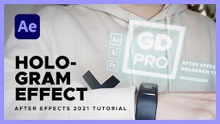 Hologram Logo Effect  After Effects Simple Tutorial  Free Project