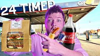 SPISER KUN TANKSTATIONS MAD I 24 TIMER