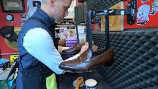 ASMR SHOE SHINE  TO BOOT NY  ASMR