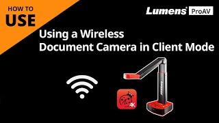 UseAV How to Use the Wireless Function with Specific Wi-Fi  Lumens ProAV