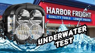 Harbor Freight ROADSHOCK EDGE LED Light Underwater Test. #harborfreight #offroad #overlanding #led