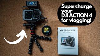 The BEST DJI Osmo Action 4 Vlogging SetupRig #djiaction4