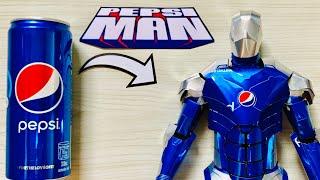 Homemade Armored Pepsiman Using Pepsi Cans  Save Those cans️