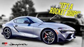 FIRST DRIVE & SEND in my New 2022 GR SUPRA - THIS THING IS A ROCKET SHIP