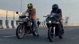 R15M Vs CBR250 Race + Rolling Race