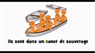 How to pronounce in French # ils sont dans un canot de sauvetage