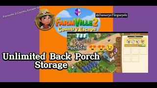 Unlimited Back Porch Storage Farmville 2 Country Escape