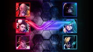 MUGEN Competition #38 - Gouken Chun-Li Ryu vs Juggernaut Psylocke Wolverine