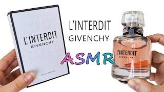 ASMR UNBOXING LINTERDIT GIVENCHY perfume no music original SOUND of background