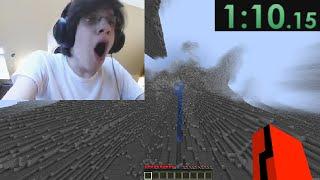 Minecraft 1.18 speedrun 143 WORLD RECORD