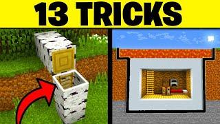 13 TRICKS in MINECRAFT um deine BASIS zu VERSTECKEN