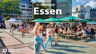 Essen Germany  Summer Walking Tour ️ 4K 60fps HDR  Exploring the City Center 2023