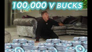 BOUGHT 100000 V BUCKS ON MY BROS CARD