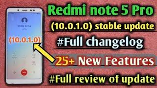 Redmi note 5 Pro MIUI 10 stable update Full changelog 25+ new Features  10.0.1.0 update.
