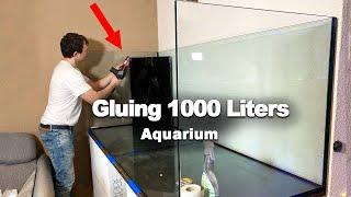 How to glue together a 1000 Liters REEF AQUARIUM?