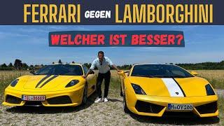 Ferrari 430 Scuderia vs. Lamborghini Gallardo Balboni  Battle of Italian missiles