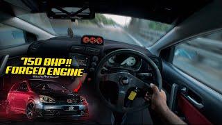 POV DRIVE IN A 500BHP BIG TURBO CIVIC TYPE R