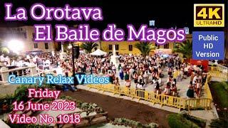 La Orotava El Baile de Magos Festival TENERIFE ️  Canary Islands 16 June 2023 Teneriffa